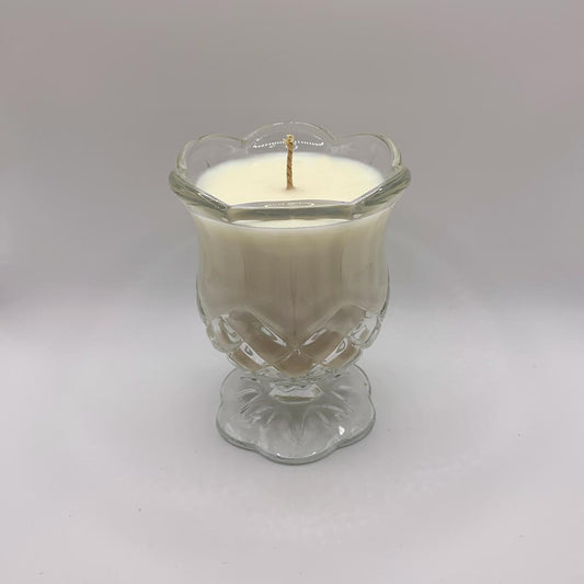 Tulip Votive Glass Cup - Spiced Apple Chai Candle