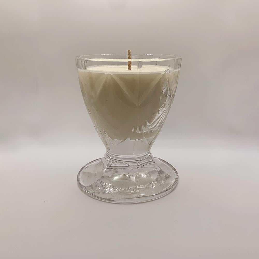 Crystal Large Vintage Cut Glass - Spiced Apple Chai Candle